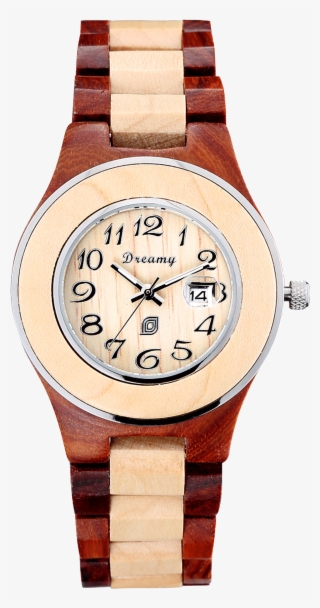 Women's Wooden Watch Maple & Rosewood $82usd Designed - Analog Watch #7781394