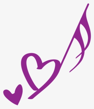 Music Note Heart Png #7781598