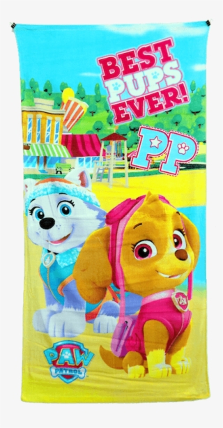 Paw Patrol 2 Girl Towel - Stuffed Toy #7782580