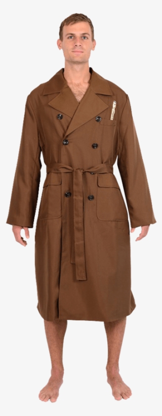 Doctor Who Tenth Doctor Trench Coat Robe - 10th Doctor Bust #7782791