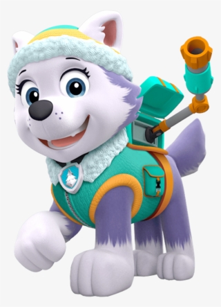 Siberian Husky Super Paw Patrol Adventure Puppy Party - Paw Patrol Everest Png #7782794