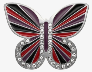 Red, Black And Purple Butterfly Buckle - Lycaena #7783547 Red, Black And Purple Butterfly Buckle - Lycaena #7783547