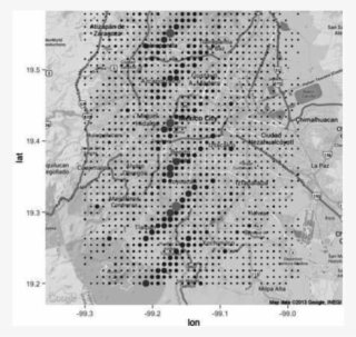 Bubble Plot For The Number Of Tweets Captured At Latticed - Diagram #7783999
