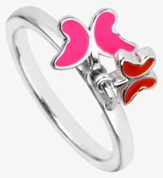 Rings, Red, Pink, Silver, Sterling Silver, 4, 5, - Pre-engagement Ring #7784365