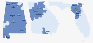 Lifesouth Locations - Map #7785170