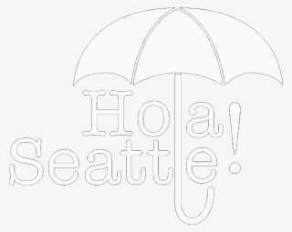 Hola Seattle Logo - Umbrella #7785461