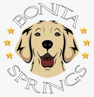 Bonita Springs Golden Retriever Kennel Logo - Dog Yawns #7786155