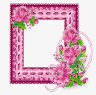 Printable Frames, Pink Daisy, Flower Frame, Paper Frames, - Picture Frame #7786492