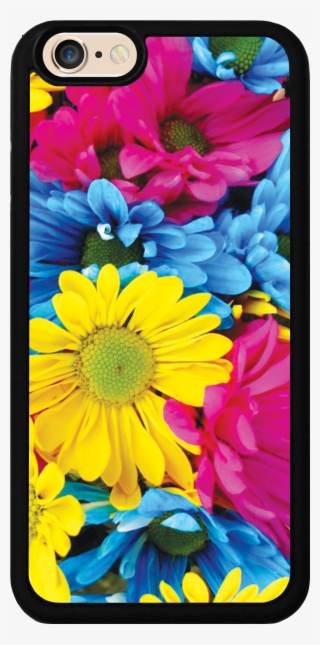Yellow, Blue And Pink Daisy Case - Mobile Phone Case #7786522