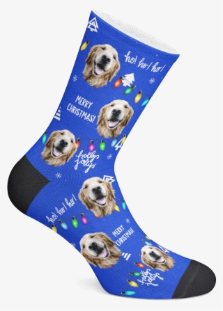 Puppy Christmas Lights - Custom Socks #7786591