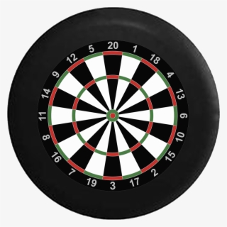 Dart Board With Scoring Jeep Camper Spare Tire Cover - Dart Board #7786881