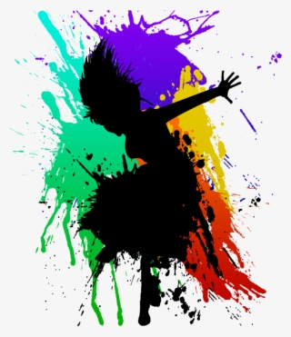 Toronto Line Dance Salsa Art - Splatter Dance Paint Png #7789825