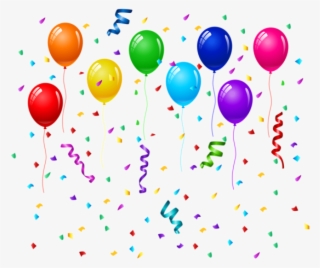 Free Png Download Confetti And Balloons Png Images - Birthday Balloons And Confetti Png #7789831 Free Png Download Confetti And Balloons Png Images - Birthday Balloons And Confetti Png #7789831
