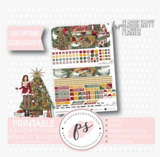 Mistletoe Christmas December 2018 Monthly View Kit - 2018 #7791454