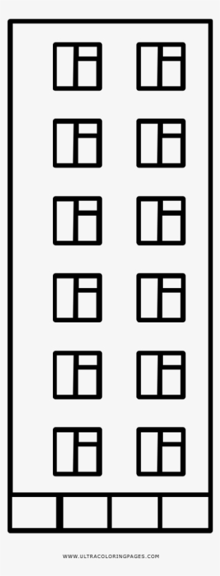 Building Coloring Page - Symmetry #7791529