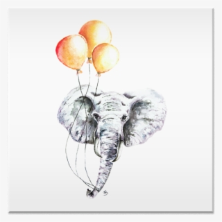 Azulejo Elefante Com Balões De Atelier Fesendrana - Elephant #7791782