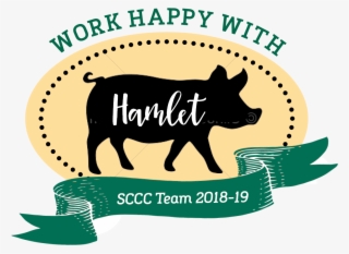 Hamlet Silhouette Badge - Domestic Pig #7791927 Hamlet Silhouette Badge - Domestic Pig #7791927