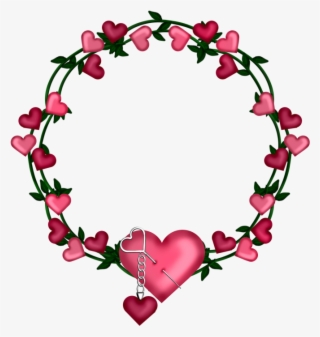 Heart Semicolon Clipart - Flowers Round Shape Png #7792525