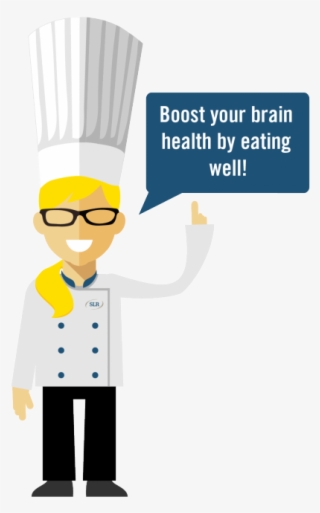 Brain Healthy Cooking Graphic - Cartoon #7793553