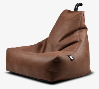 Luxury B-bag - Tan Faux Leather Bean Bag #7794630