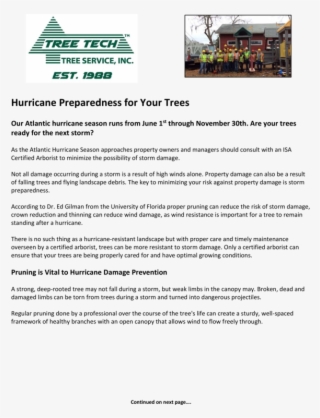 Hurricane Season Is Once Again Coming Upon Us - Document #7794652