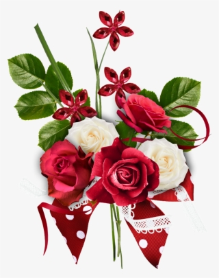 Este Diseño De Producto Es Rojo Jubiloso Día De San - Ramos De Rosas Png #7794885