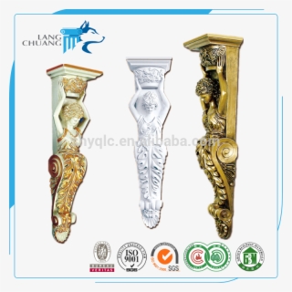 Foam Type Building Materials Interior Door Frame Embellished - Columnas Romanas En Yeso #7795629