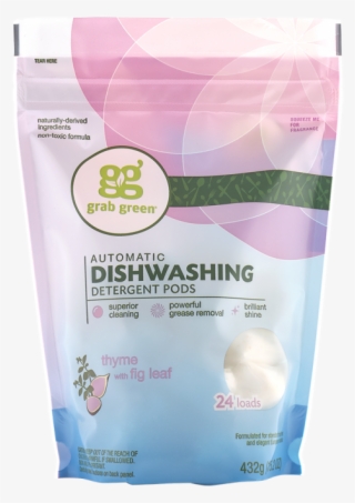 Grab Green Automatic Dishwashing Detergent Pods, Thyme - Grab Green #7796747