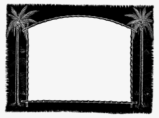 This Free Icons Png Design Of Palm Tree Frame #7797454