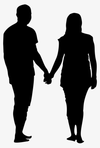 Big Image - Silhouette Of A Couple #7797768