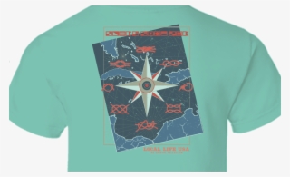 Nautical Compass And Knots Short Sleeve Tee - Fighter Aircraft #7798524