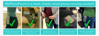 Sleek Innovative Phone Pouch Solution - Photo Caption #7799304