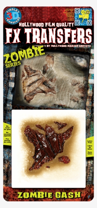 Zombie Gash Fx Transfer - Prosthetic Transfers #7799305