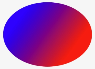 The Same Oval-shaped Gradient Image From Above, But - Red Blue And Purple #7799306