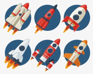 Rocket Launch Spacecraft Transprent - Space Rocket Clipart #7799538