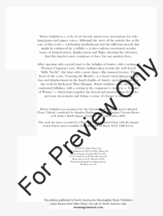 Winter Lullabies Thumbnail Winter Lullabies Thumbnail - Choose Love Lyrics Mark Miller #7799656