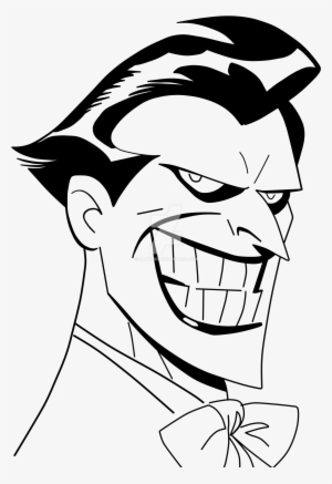 Joker Line Drawing At Getdrawings - Joker The Animated Series Drawing #780177