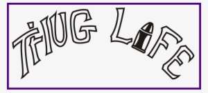 Thug Life Tattoo Png #780473