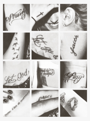 Tattoos-png - Demi Lovato Peace Tattoo #780550