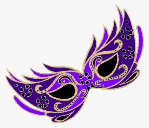 Mask Clipart Purple - Carnival Mask Transparent Background #780652