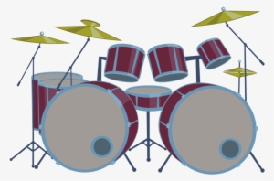 Svg Library Stock Free Drum Pictures Download Clip - Drum Set Cartoon Png #780801