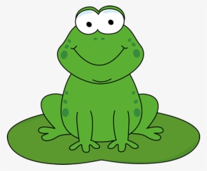 Lily Pad Clipart At - Cartoon Frog On Lily Pad #780945