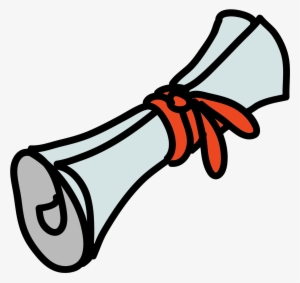 Graduation Scroll Icon - 畢業 證書 卡通 #780991