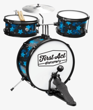 Rock Stars Drum Set - First Act Discovery Drum Set Blue #781098