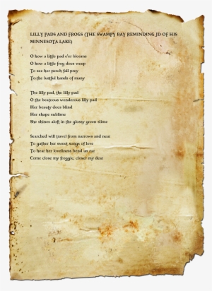 Lilly Pads And Frogs - Pirate And Mermaid Poem #781190