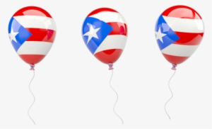 Illustration Of Flag Of Puerto Rico - Puerto Rican Flag Balloons #781351