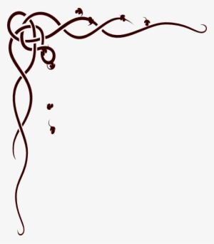 Clipart Library Library Corner Scroll Design - Page Borders Designs Transparent #781396