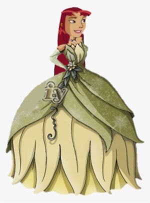 Starfire Dressed As Lily Pad Gown #781530