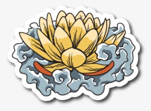 Japanese Floral Lilly Pad #781821