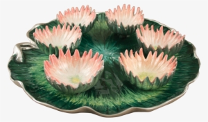 Lily Pad Flowers Passover Seder Plate #782243